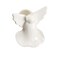 Angel Led Taper Candle Holder White Ceramic for Christmas 3x2.75x3 in Decorative Taper Holders